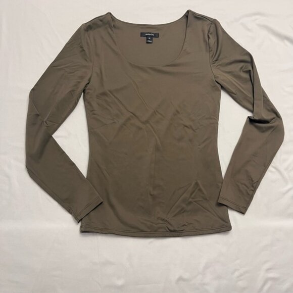 RW&CO. Green Bodysuit Fitted Longsleeve Top Small - Picture 1 of 6